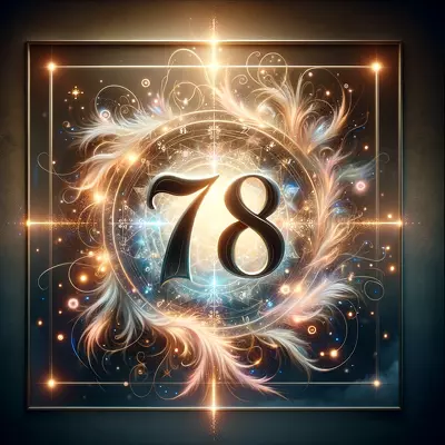 78 angel number twin flame image symbolizing spiritual connection and enlightenment for twin flame journeys.