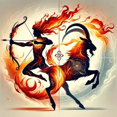When Fire Meets Earth: The Enigmatic Bond of a Twin Flame Sagittarius Man and Capricorn Woman